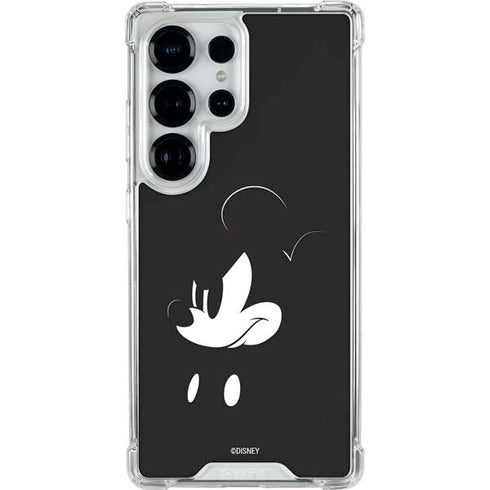 Disney Mickey Mouse Black and White Galaxy S25 Ultra Clear Case
